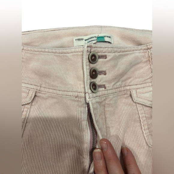 Pilcro and the Letterpress Anthropologie High-Rise Bootcut Corduroy Pink US 16W - Picture 4 of 11
